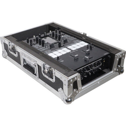ProX XS-M11 Universal Flight Case for Pioneer DJM-S11 and Rane SEVENTY / SEVENTY-TWO MKII Mixers (Silver on Black)
