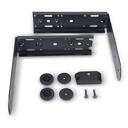 QSC K8.2 Powder Coated Steel Yoke Mount Black (Open Box)