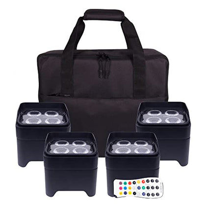 ColorKey MobilePar Mini Hex 4 Bundle with Carrying Case (4-Pack)