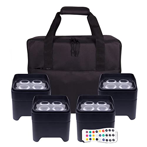 ColorKey MobilePar Mini Hex 4 Bundle with Carrying Case (4-Pack)