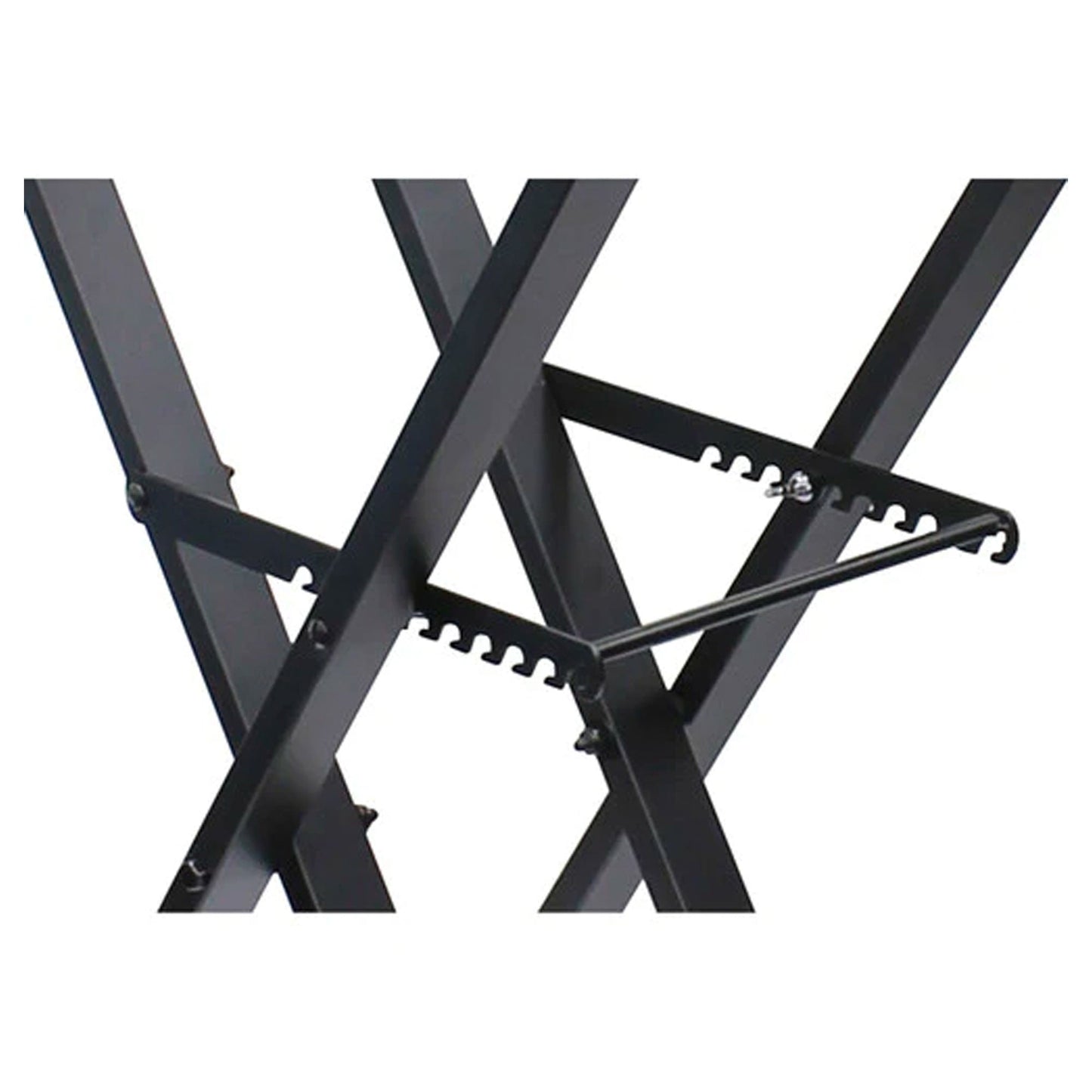 Odyssey Innovative Designs X-Stand Combo Dual-Tier Heavy-Duty Folding Stand with Microphone Boom & Laptop/Gear Shelf Black (Open Box)