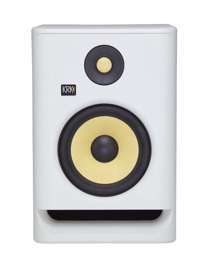 KRK ROKIT RP7 G4 Professional Bi-amp Studio Monitor (White Noise) - Pair