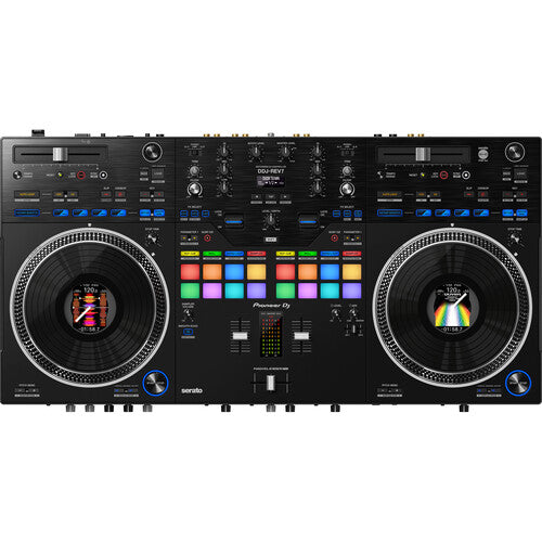 Pioneer DJ DDJ-REV7 2-Channel Serato DJ Pro Controller + Decksaver Dust Cover