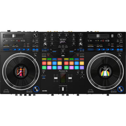 Pioneer DJ DDJ-REV7 2-Channel Serato DJ Pro Controller + Decksaver Dust Cover