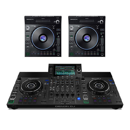 1 x Denon DJ SC LIVE 4 Standalone Controller + 2 x Denon DJ LC6000 PRIME Performance Expansion Controller