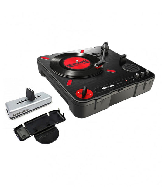 Numark PT01 Scratch with Mixfader and Mixfader Dock