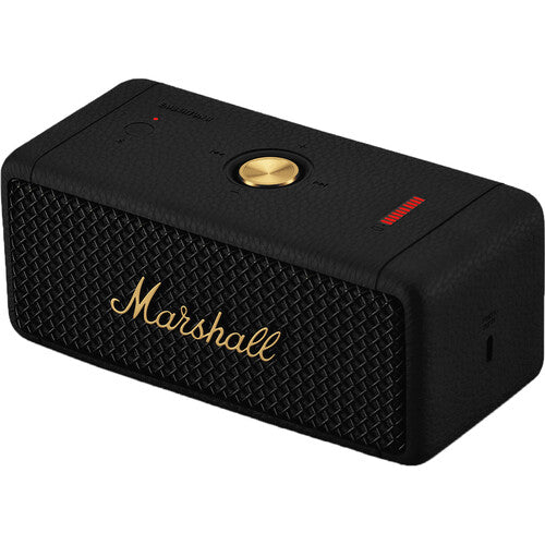 Marshall Emberton II Portable Bluetooth Speaker, Black & Brass