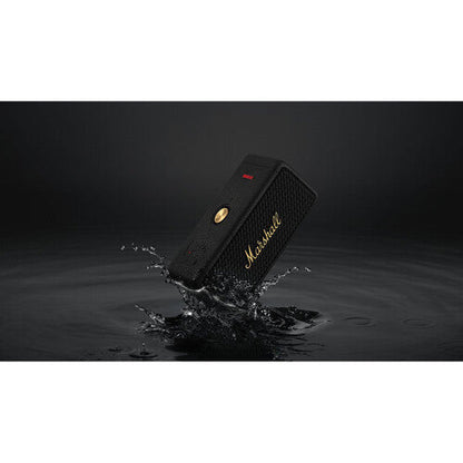 Marshall Emberton II Portable Bluetooth Speaker, Black & Brass
