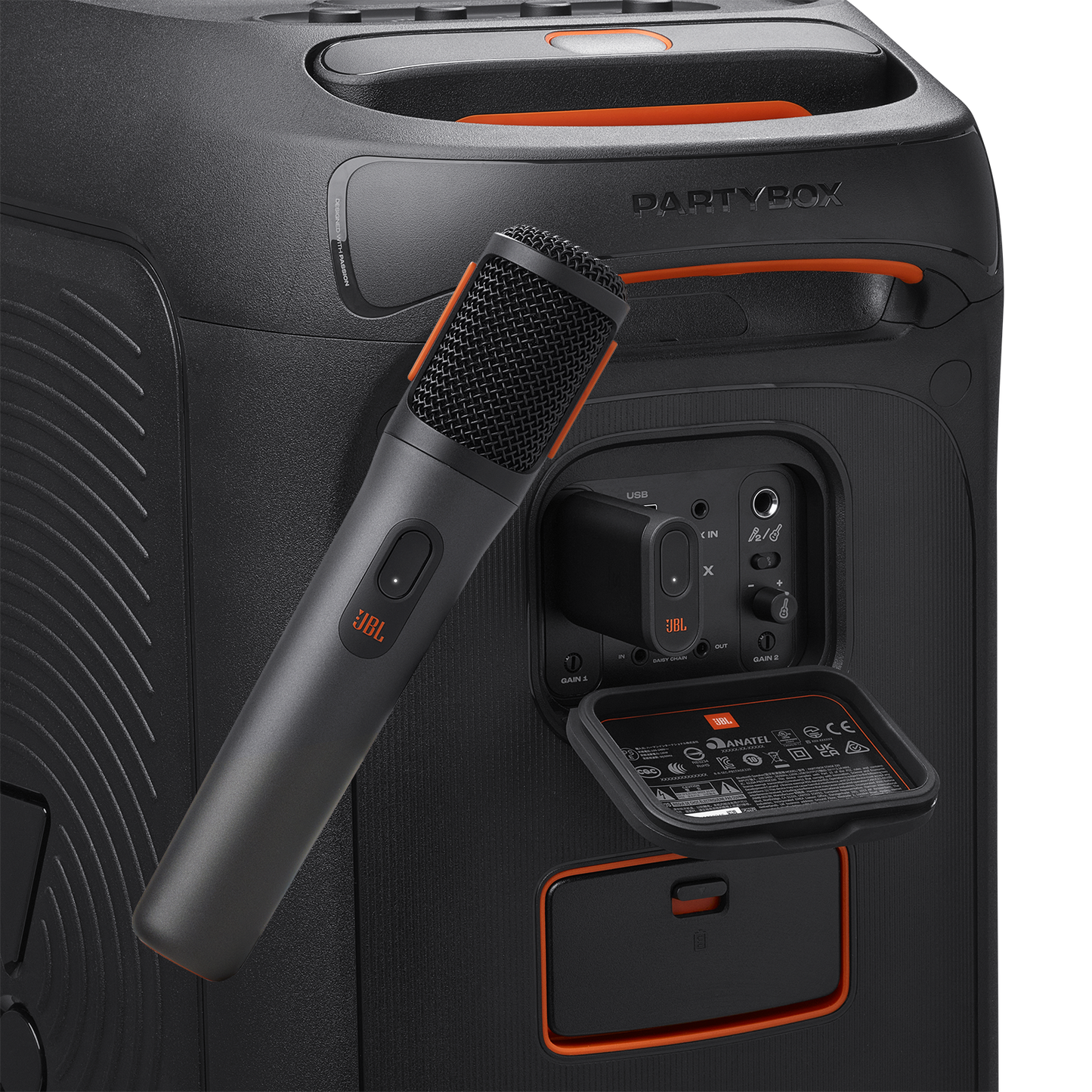 JBL PartyBox Wireless Mic , Black (JBLPBWIRELESSMICAM)
