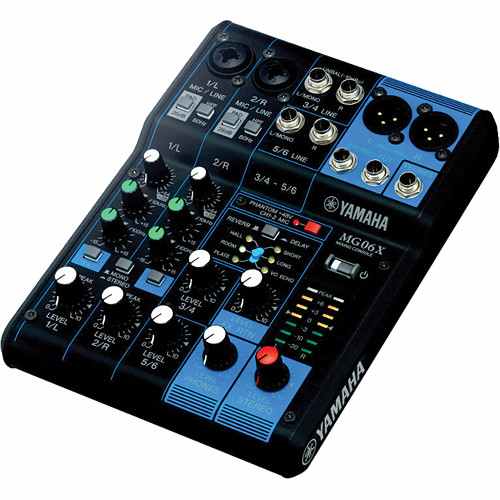 Yamaha MG06X 6-Input Compact Stereo Mixer