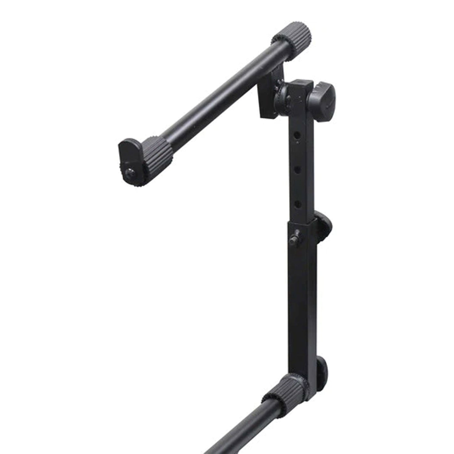 Odyssey Innovative Designs X-Stand Combo Dual-Tier Heavy-Duty Folding Stand with Microphone Boom & Laptop/Gear Shelf Black (Open Box)