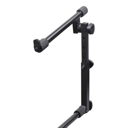 Odyssey Innovative Designs X-Stand Combo Dual-Tier Heavy-Duty Folding Stand with Microphone Boom & Laptop/Gear Shelf Black (Open Box)