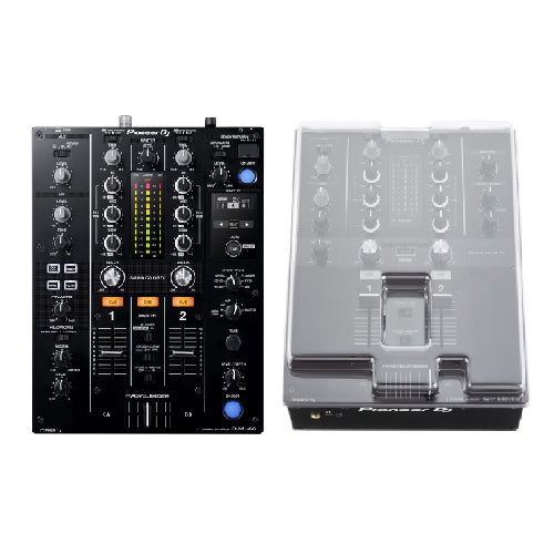 Pioneer DJ DJM-450 2-Channel DJ Mixer with FX + Decksaver Dust Cover