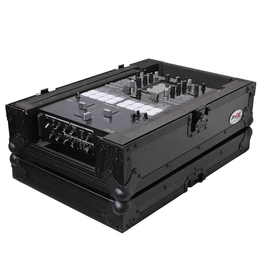 ProX XS-M11BL Universal Flight Case for Pioneer DJM-S11 and Rane SEVENTY / SEVENTY-TWO MKII Mixers (Black on Black)