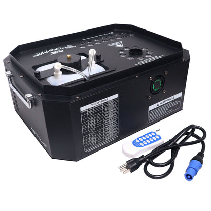 ProX Professional Stage Portable Fog Machine Vertical Spray DJ Effects DMX RGBA LED Lighting System