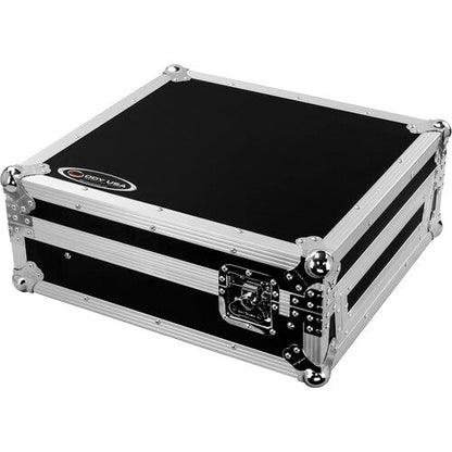 Odyssey Flight Zone Glide Style Flight Case for Pioneer DJM-A9 Mixer (Silver on Black)