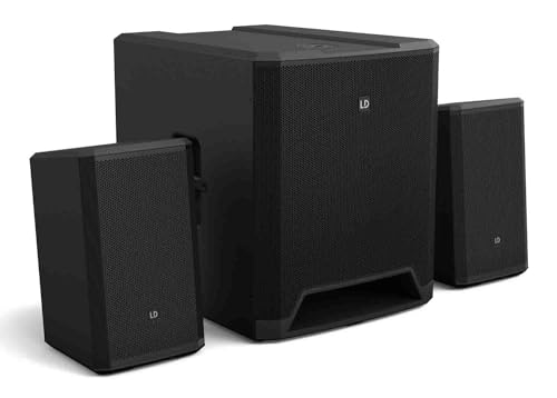 LD Systems DAVE 18 G4X Compact 2.1 4000W 18" Powered PA System with Bluetooth Streaming