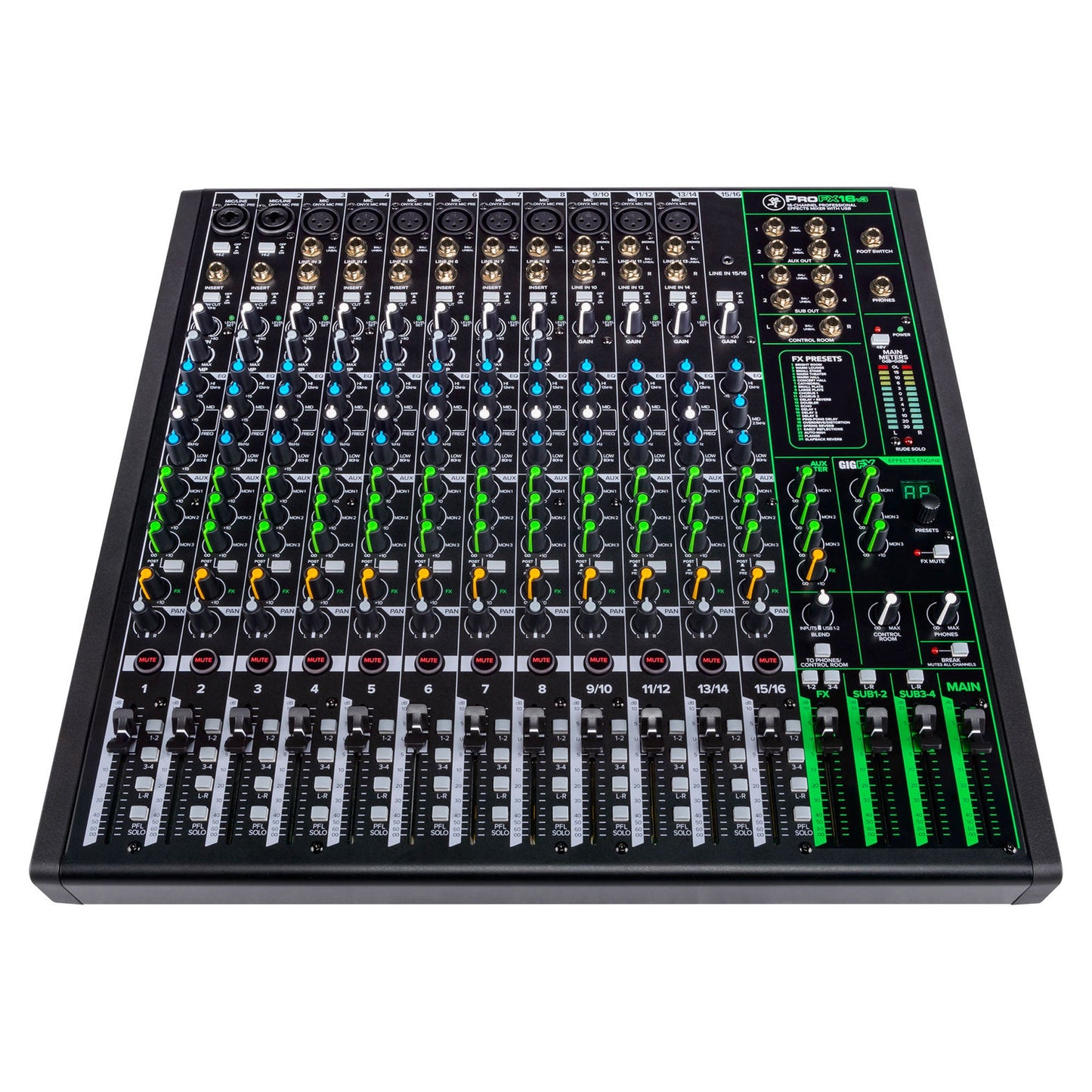 Mackie ProFX16v3 16-Channel Sound Reinforcement Mixer with Built-In FX (Open Box)