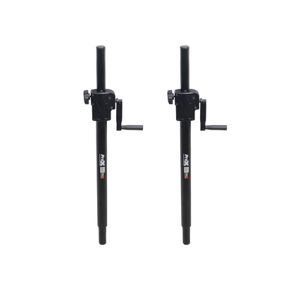 Prox T-SAACX2 PKG Dual Crank System Package Adjustable Speaker-Subwoofer Pole M20 1-3/8" Diameter - from 34"-52"