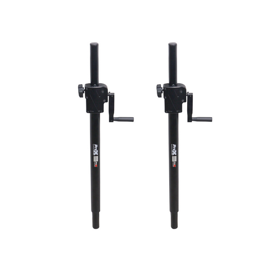 Prox T-SAACX2 PKG Dual Crank System Package Adjustable Speaker-Subwoofer Pole M20 1-3/8" Diameter - from 34"-52"