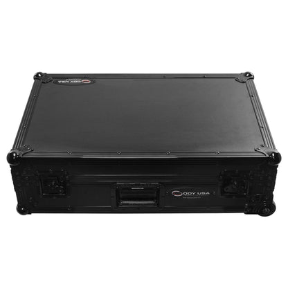 Odyssey Rane One Flight Case in Black with Patented Glide Platform and Corner Wheels (Open Box)