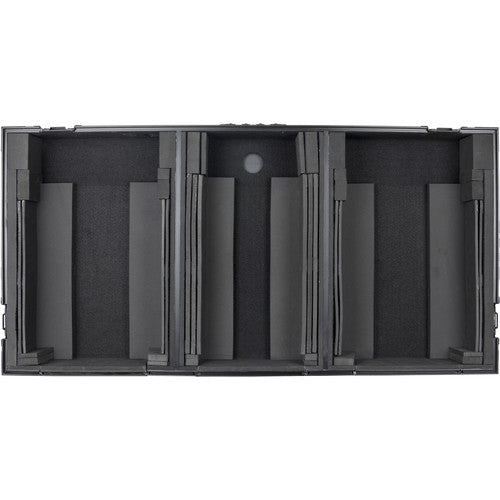 Odyssey Black Label Coffin Coffin Flight Case for 10" DJ Mixer and Two Large-Format Media Players (All Black)
