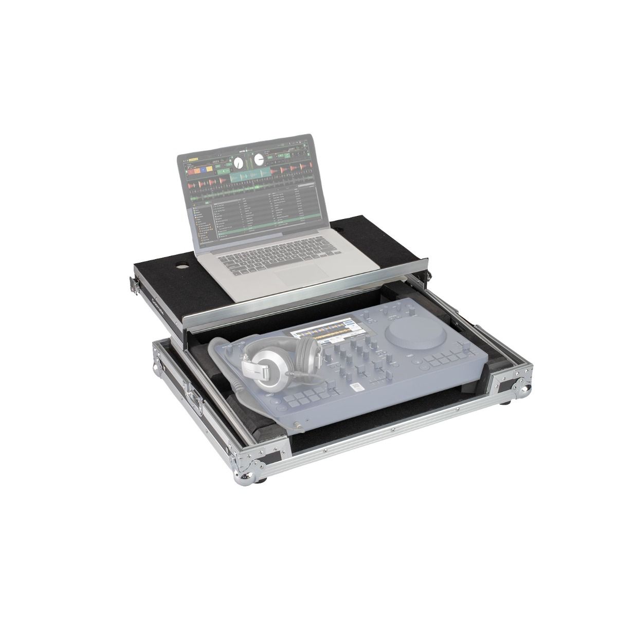Odyssey Alphatheta Omnis-Duo Flight Case with Glide Style Laptop Platform