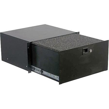 Odyssey Innovative Designs ADFRD05 5RU Locking Rack Drawer with Diced Foam Interior