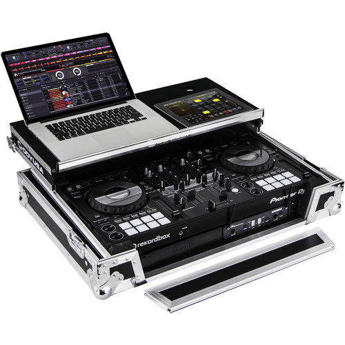 Odyssey Innovative Designs Pioneer DDJ-800 DJ Controller Glide Style Case with 1U 19" Bottom Rack