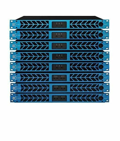 CVR D-2004 Series 1U Professional Power Amplifier 2000W x 4 (Blue) 8Ω