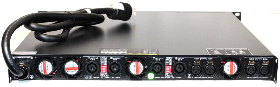 Admark Professional Powered One Space Rack Amplifiers