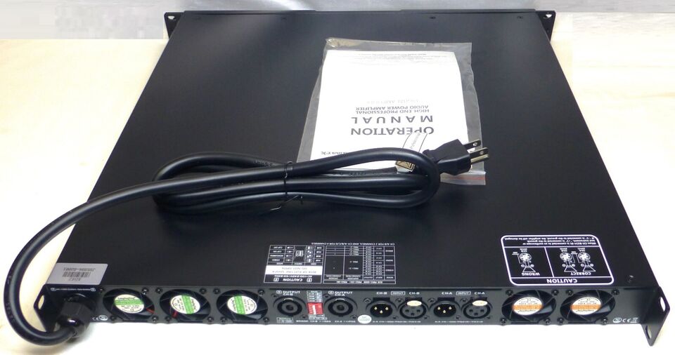 Admark Professional Powered One Space Rack Amplifiers