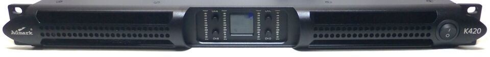 Admark Professional Powered One Space Rack Amplifiers